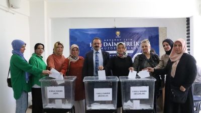 Aksaray’da AK Parti il teşkilatı tarafından  kongre süreci öncesinde yapılan