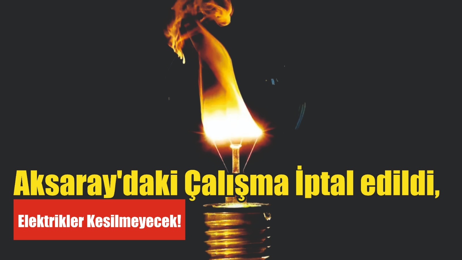 MERAM Elektrik Dağıtım Şirketi tarafından yapılan açıklama kapsamında Aksaray’ın bazı