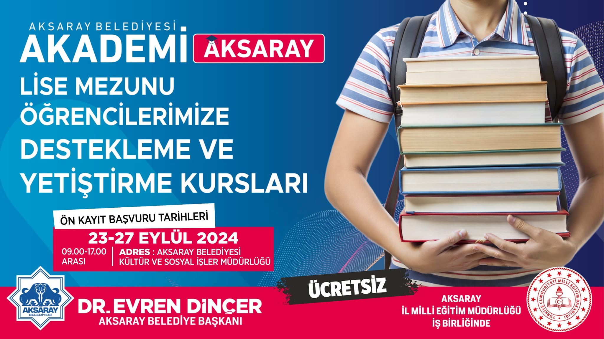 Akademi Aksaray kurslarının kayıtları başlıyor