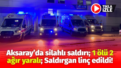 Aksaray’ın Gülağaç ilçesi Akmezar köyünde yaşanan silahlı saldırı olayı, ilçeyi