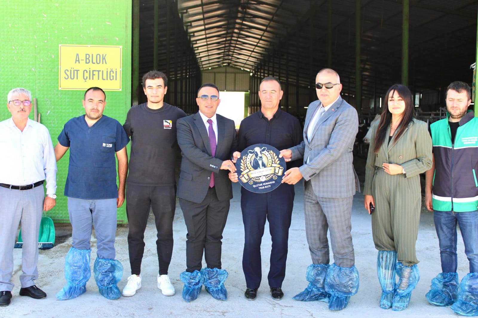 Sultanhanı’nda örnek işletmeye büyük onur: “Hastalıktan Ari” rozeti takdim edildi