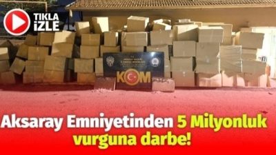 Aksaray İl Emniyet Müdürlüğü tarafından şehir içerisinde icra edilen faaliyetler