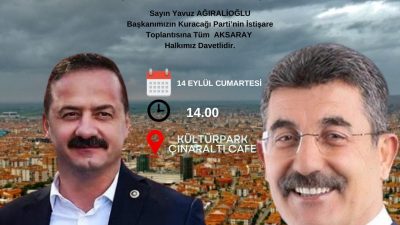 İYİ Parti’den ayrılan Yavuz Ağıralioğlu’nun genel başkanlığını yapacağı ve 29