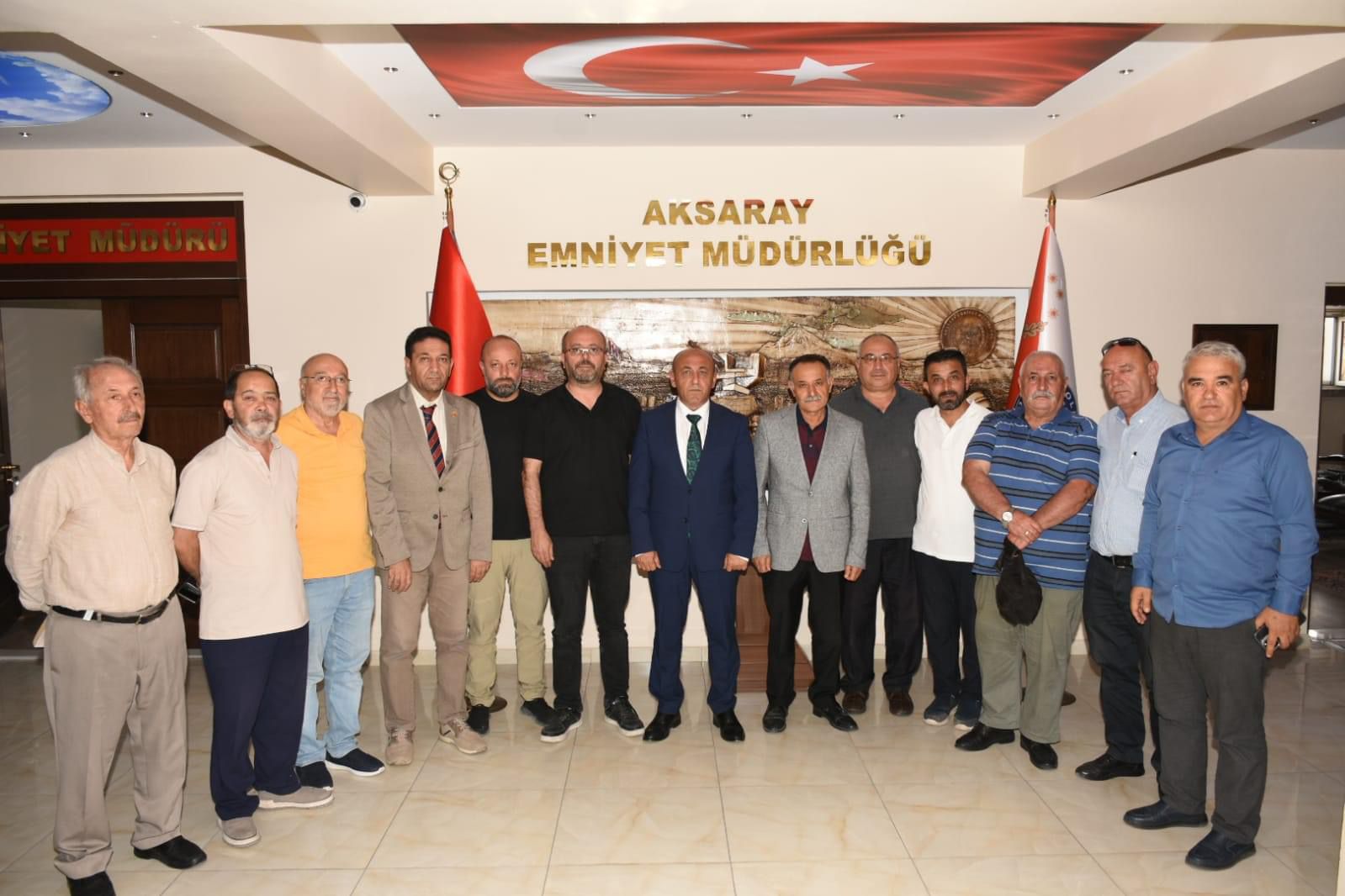 Aksaray’ın Yeni Emniyet Müdürü Bekir Demir’e Hayırlı Olsun Ziyareti!