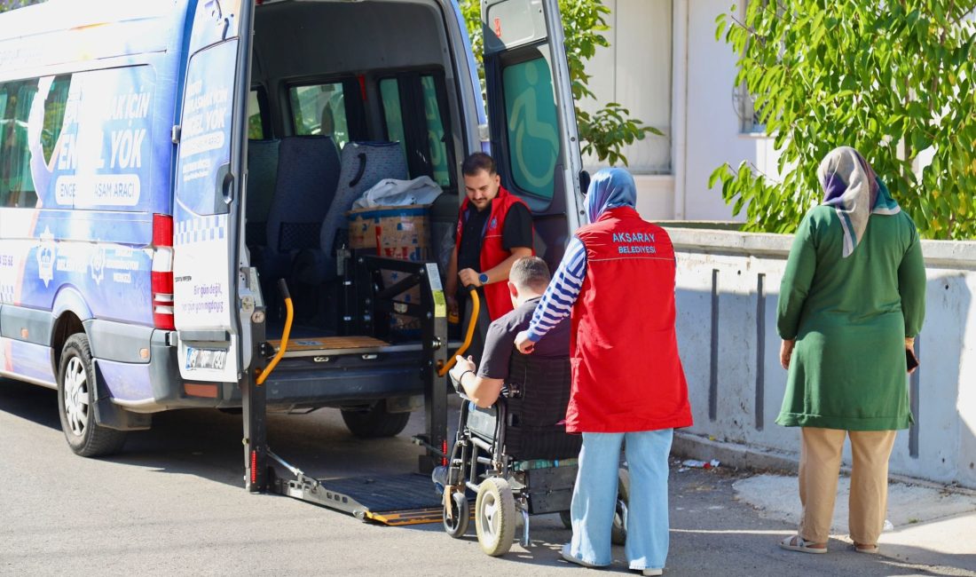 Aksaray Belediyesi engelli vatandaşların