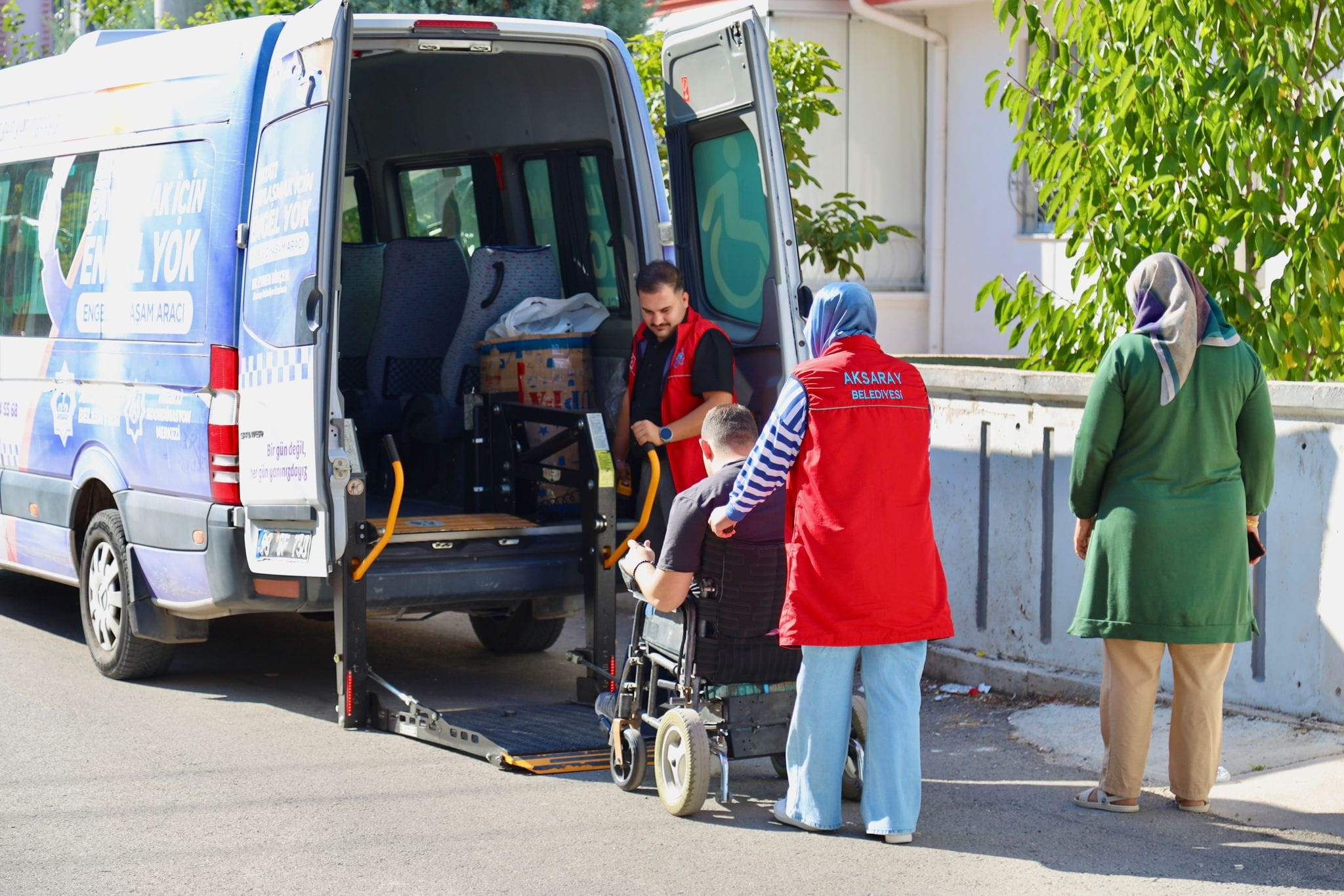 Aksaray’da Engelsiz Yaşam Aracı ulaşımı kolaylaştırıyor