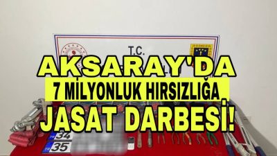 Aksaray'ın Gençosman Köyü'ndeki GES enerji tesisinden 250 bin metre bakır