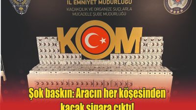 Aksaray'da düzenlenen operasyonda, kaçak sigara ve elektronik sigara ele geçirildi.