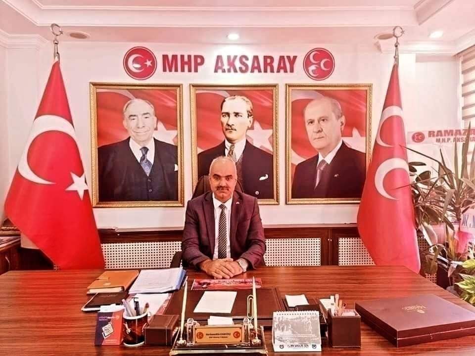 MHP İl Başkanı Karataş; “Bütün vatandaşlarımızın Ahilik Haftası’nı kutluyorum”