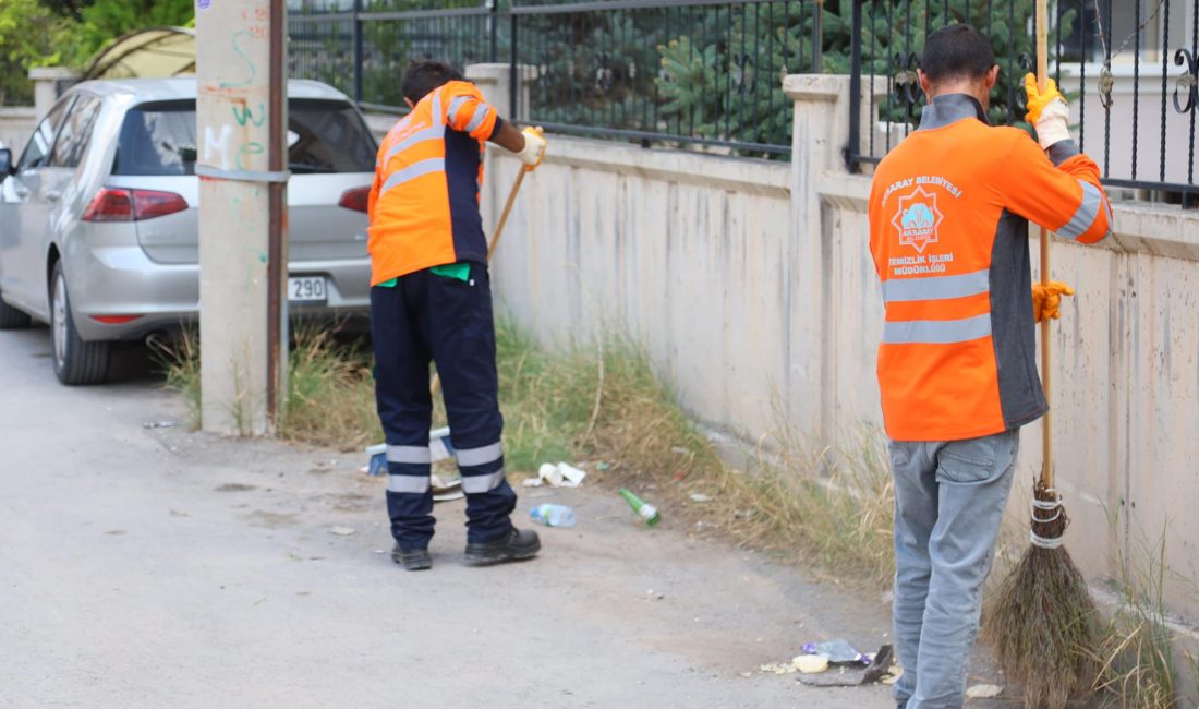 Aksaray Belediyesi personeli, çevre