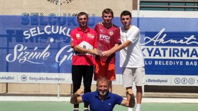 Konya'da düzenlenen Türkiye Tenis Federasyonu Sonbahar Kupası'nda Aksaraylı sporcular Muzaffer,