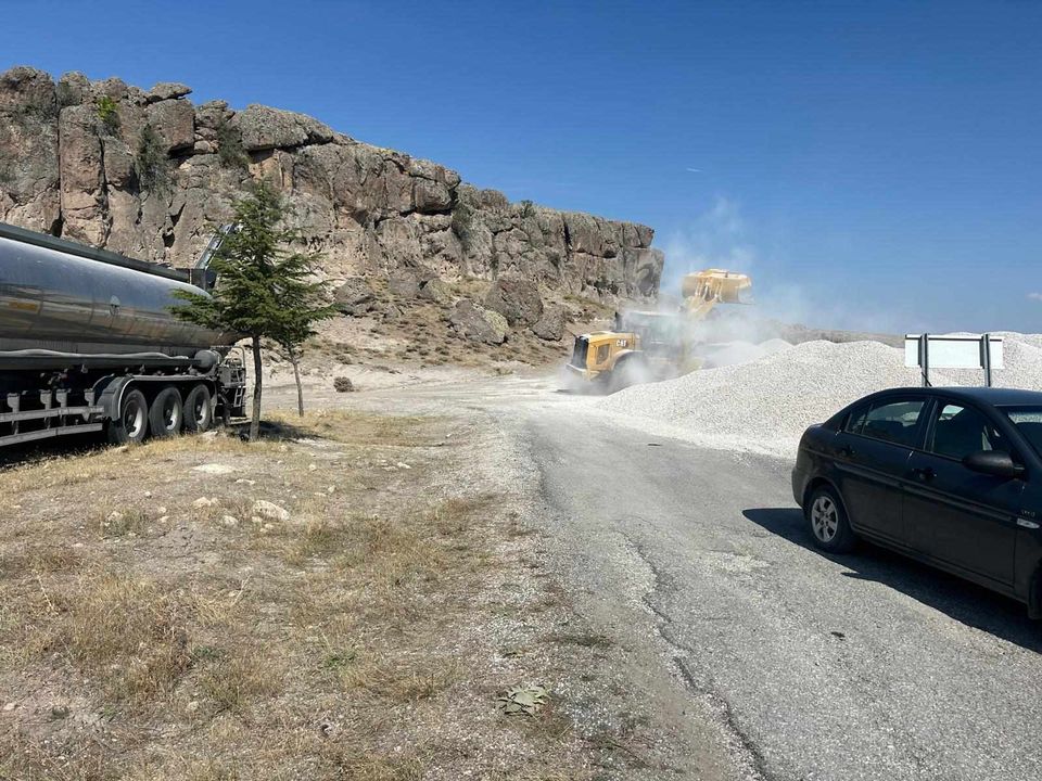 Güzelyurt’ta mesafeler kısaltılıyor, yeni yol çalışmasına başlandı