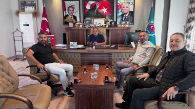Aksaray'da partisini anlatmak için ziyaretlere başladı.