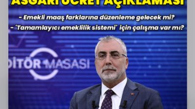 Çalışma ve Sosyal Güvenlik Bakanı Vedat Işıkhan, AA Editör Masası’na