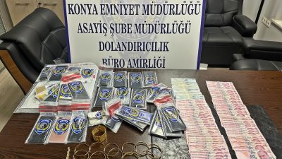 Konya, Manisa ve İzmir’de 87 kişiyi 3 milyon 200 bin
