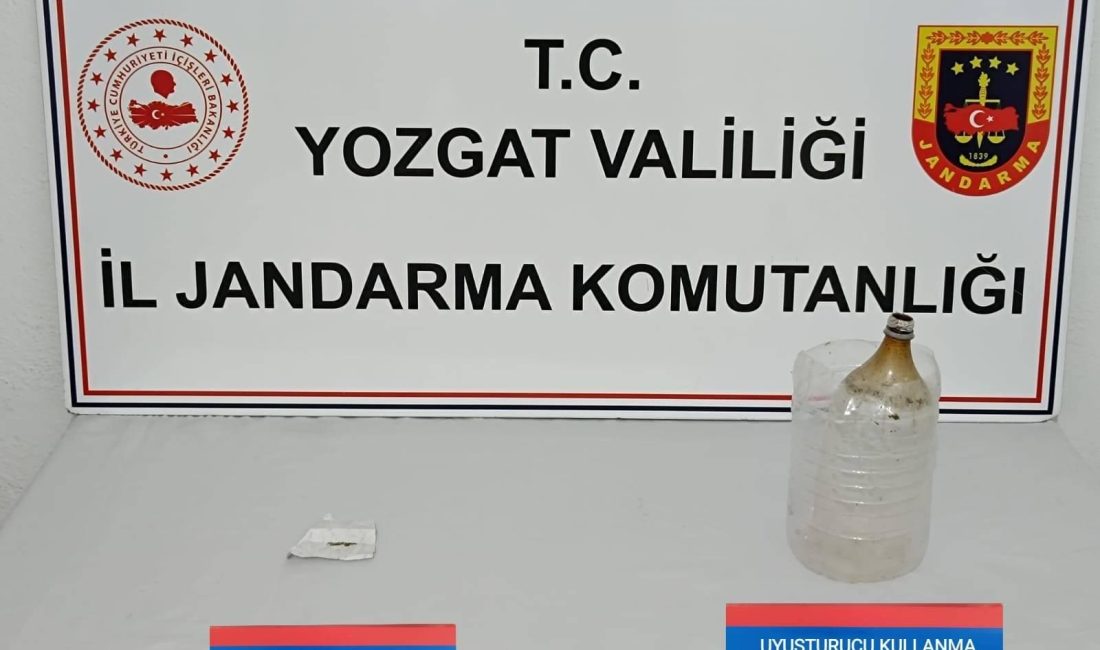 Yozgat'ta uyuşturucu kullandığı tespit