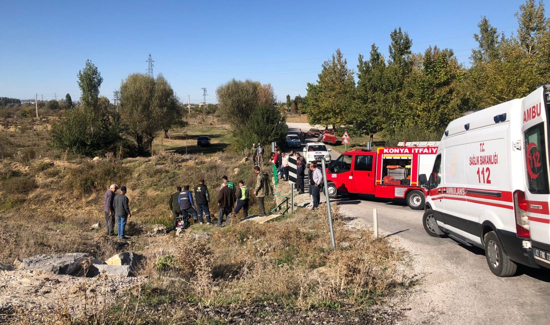 Konya’nın Seydişehir ilçesinde, köprüden