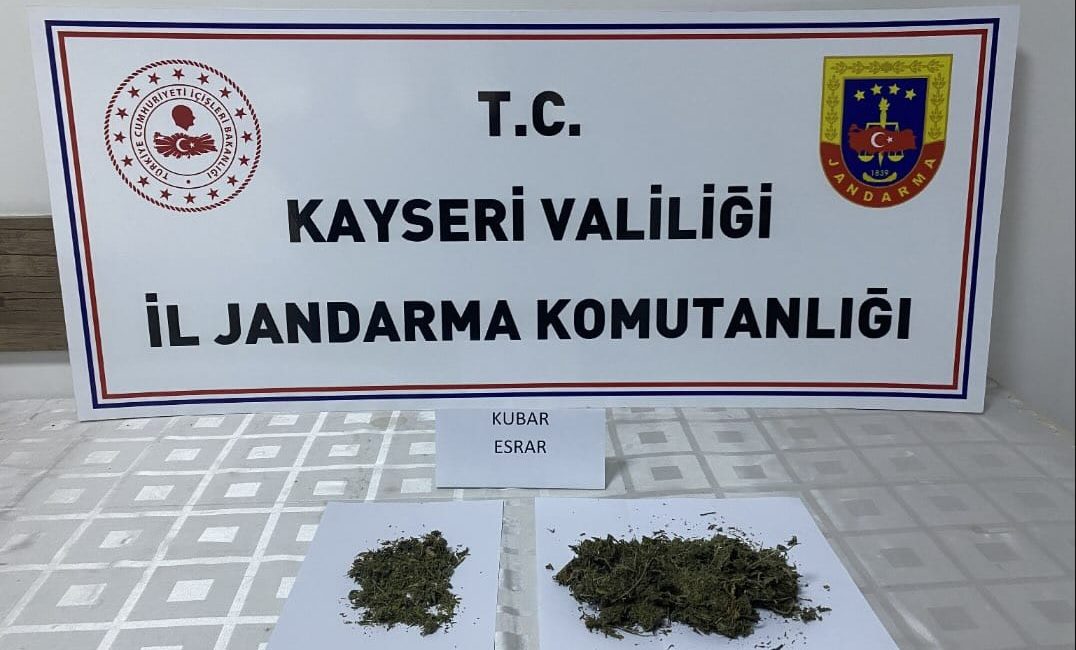 Kayseri’de jandarma ekiplerince gerçekleştirilen