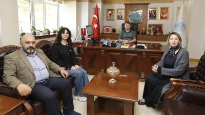 Fransa'dan gelen heyet Aksaray Belediyesi’ni ziyaret etti