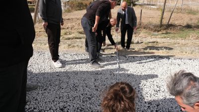 Aksaray’da yol çalışmaları tüm hızıyla devam ediyor. Gökler ve Salarıalaca