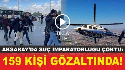 Aksaray Cumhuriyet Başsavcılığı tarafından yürütülen geniş çaplı soruşturmada, Aksaray merkezli