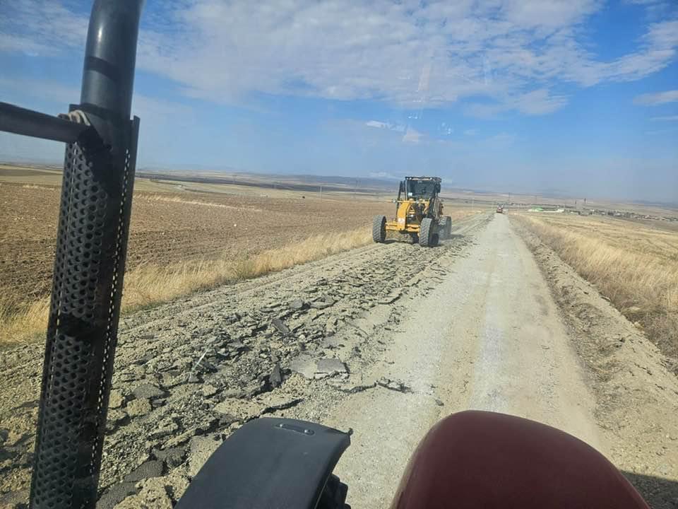 Aksaray’da yol yapım çalışmaları hızla devam ediyor!