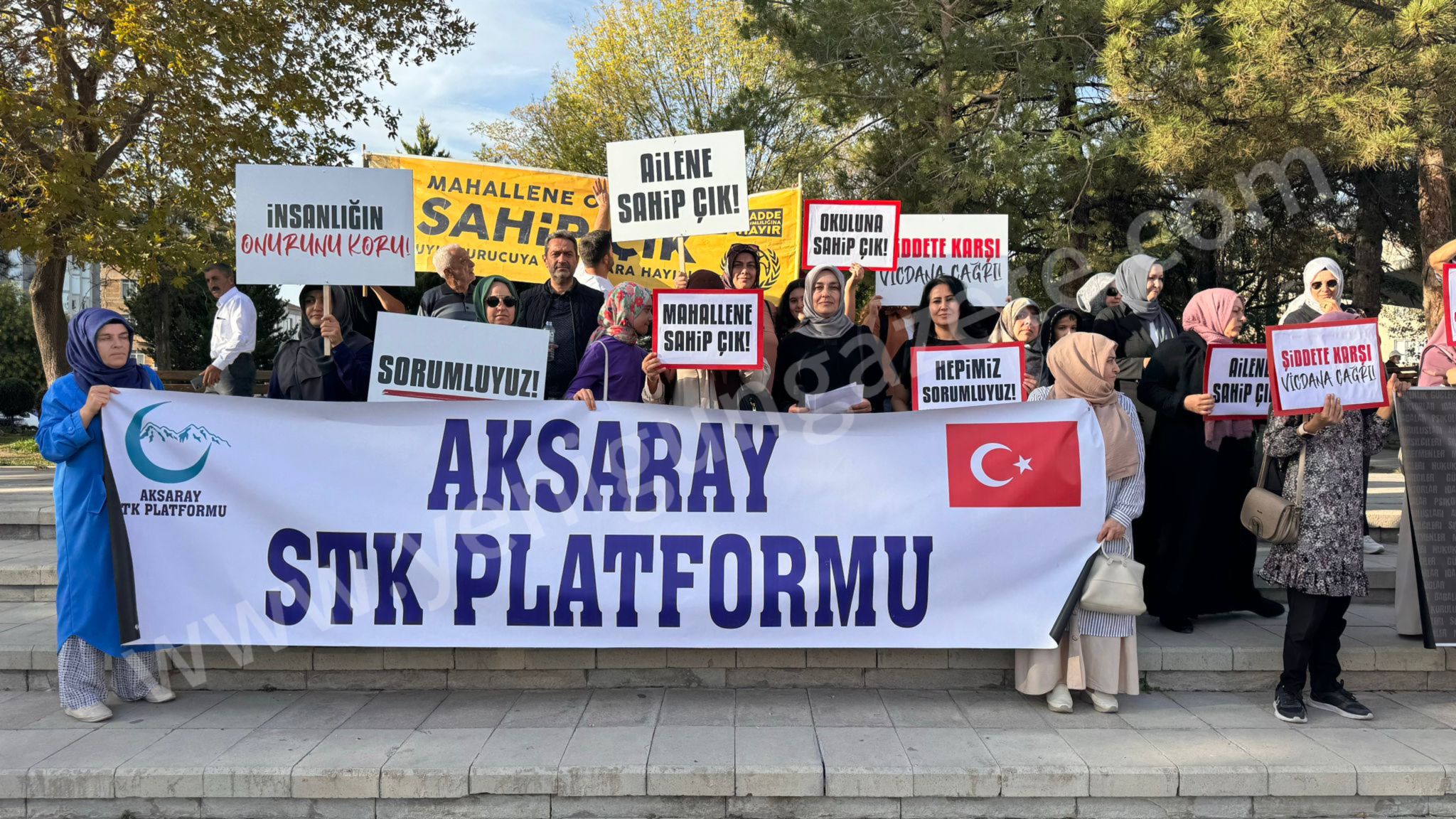 Aksaray’da şiddetsiz toplum için acil çağrı: Güvenli sokaklar istiyoruz!