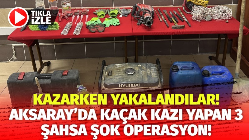 Aksaray’da Jandarma ekipleri tarafından