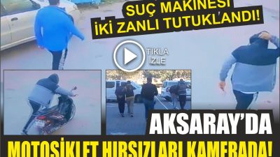 Aksaray Emniyet Müdürlüğü’nün titiz çalışması sonucu, Şamlı Mahallesi’nde gerçekleşen motosiklet