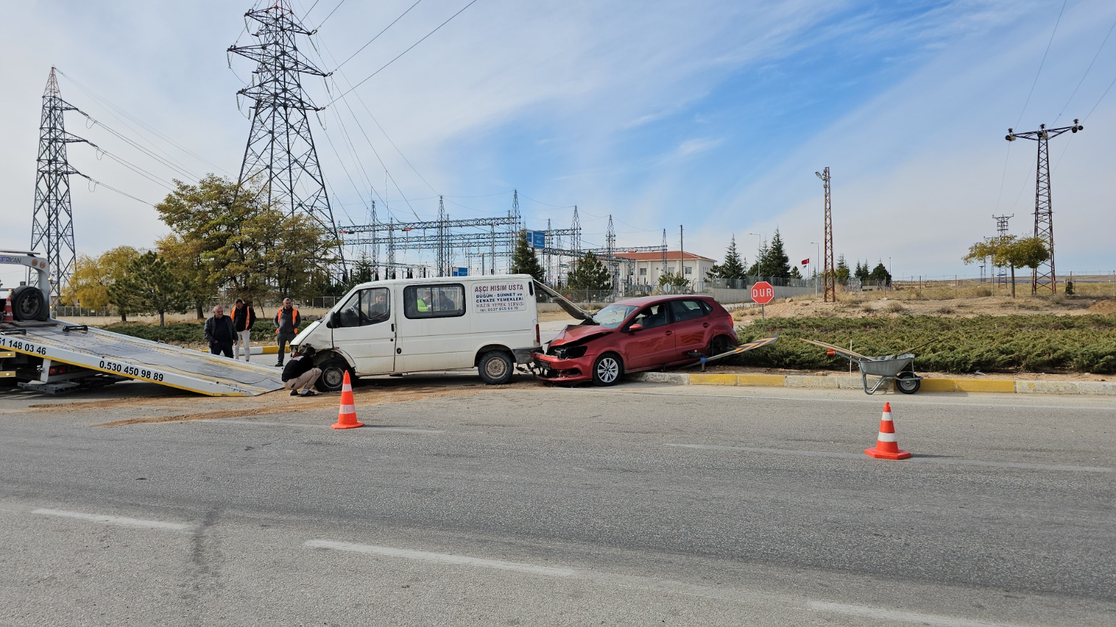 Trafik kazalarında 5 yaralı