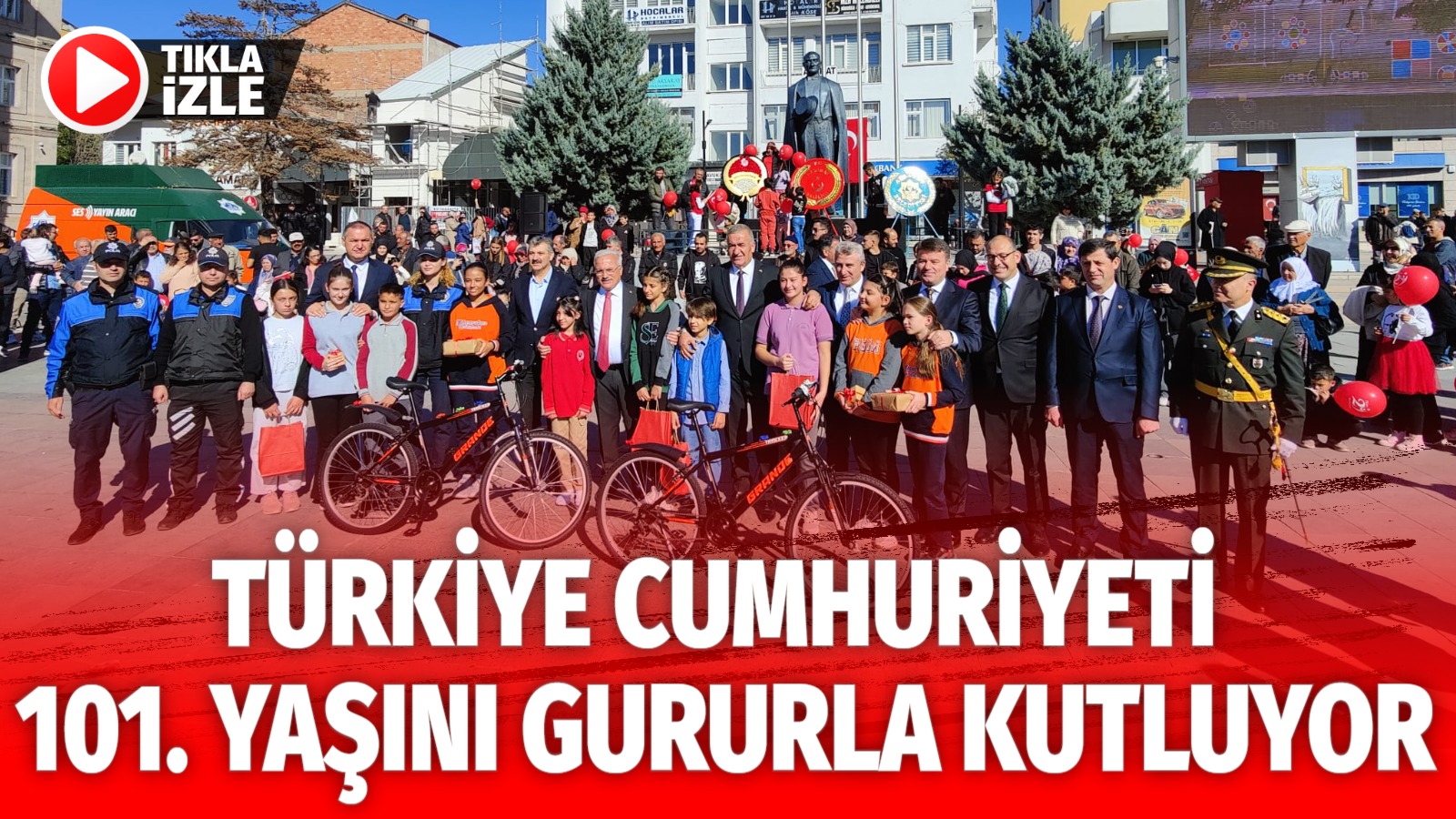 Türkiye Cumhuriyeti 101. yaşını gururla kutluyor!