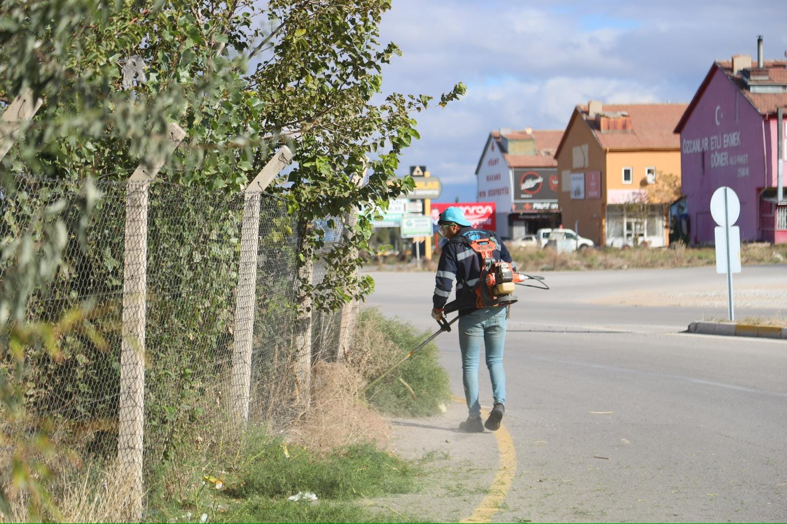 Aksaray Belediyesi şehir temizliği için sahada