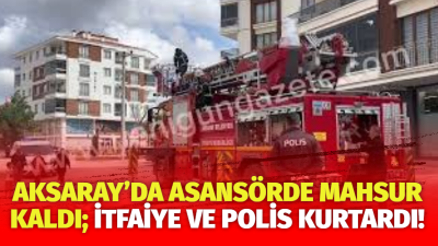 Aksaray’ın Hasas Mahallesi’nde bir kadın, bir yakınına ziyarette bulunduğu sırada