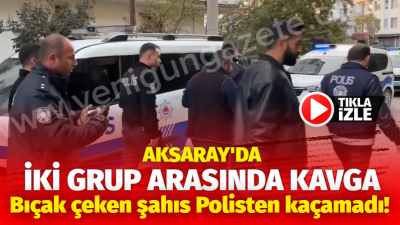 Aksaray’da bir parkta iki grup arasında çıkan tartışma kavgaya dönüştü.