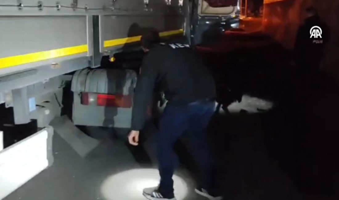 Kayseri'de bir tırda 730 gram uyuşturucu ele geçirildi, sürücü gözaltına