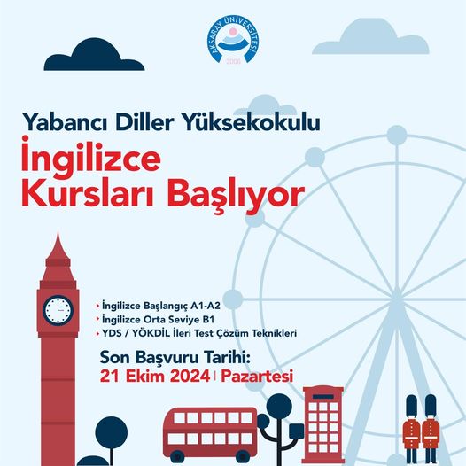 ASÜ’de Yabancı Diller Yüksekokulu Kursları başlıyor