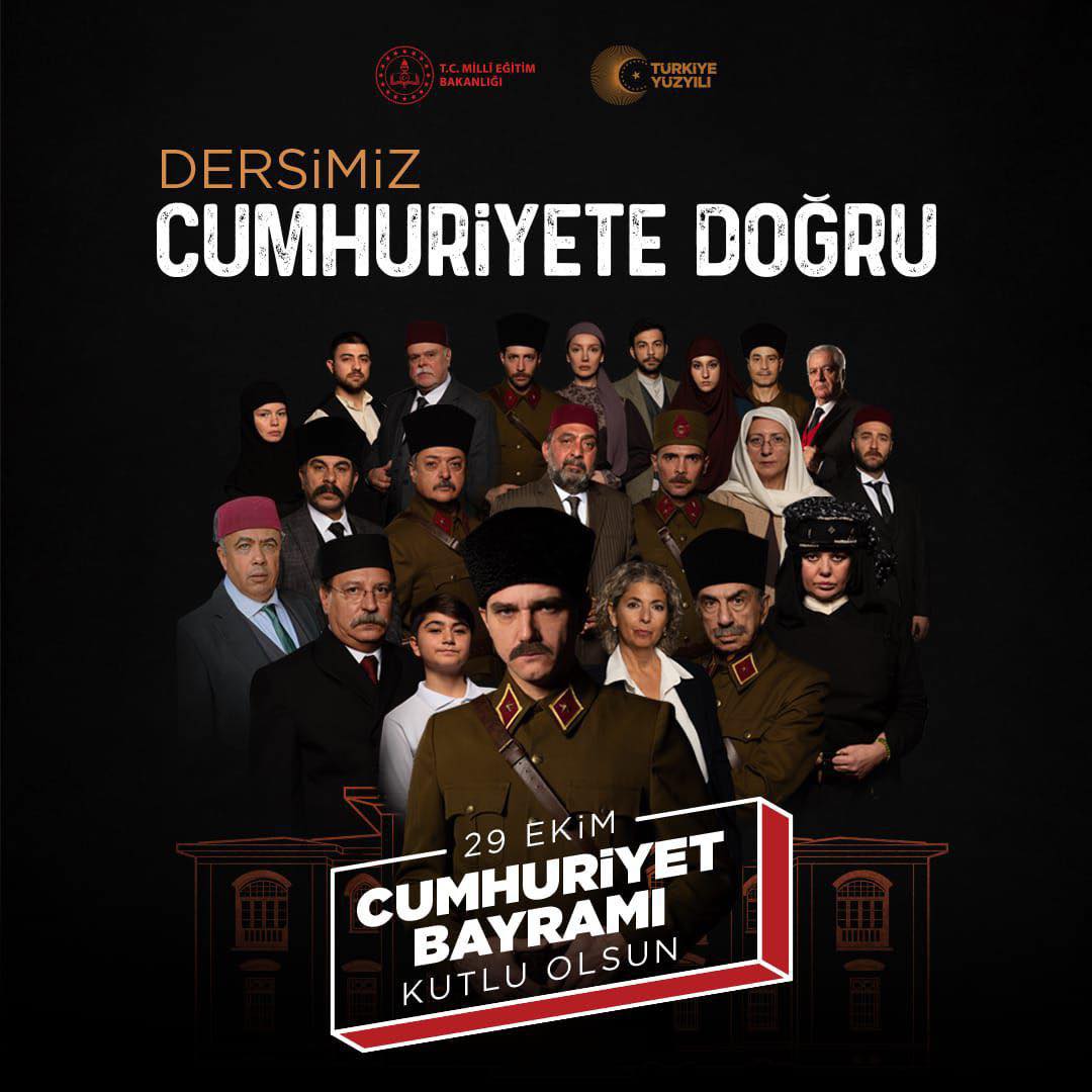 81 ilde 29 Ekim’de okullarda; Dersimiz Cumhuriyete Doğru Filmi izletilecek!