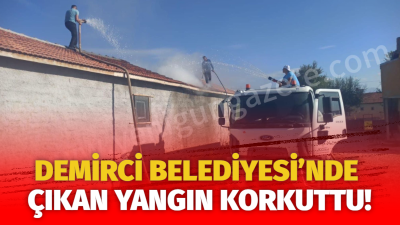 Gülağaç ilçesi Demirci Belediyesi Kurtuluş Mahallesi’nde bir evin çatı katında