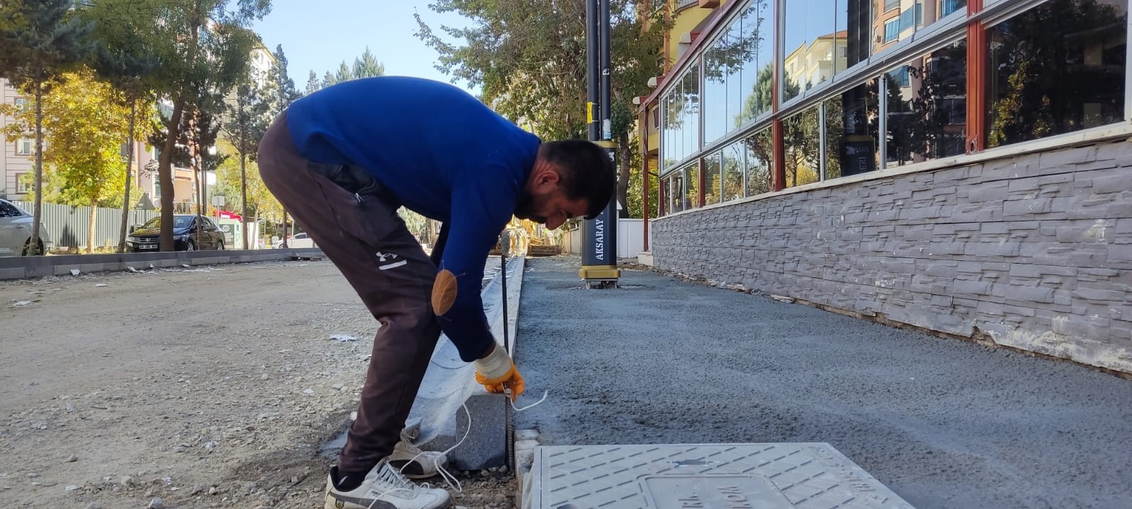 Aksaray’da kaldırımlar yenileniyor; Şehir modern ve kullanışlı hale geliyor