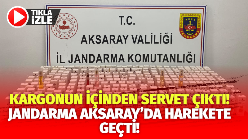 Aksaray’da jandarma ekipleri, kaçakçılık