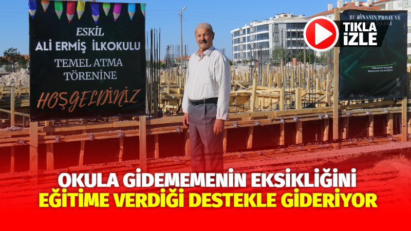 Okula gidememenin eksikliğini eğitime verdiği destekle gideriyor