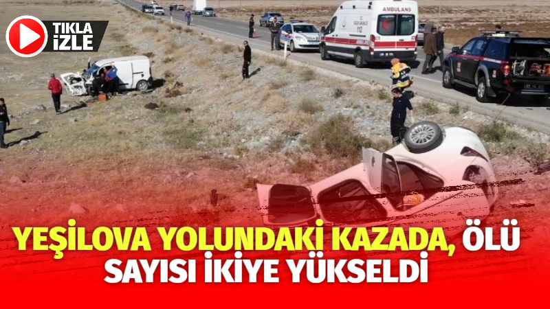 Aksaray Yeşilova köyünde iki