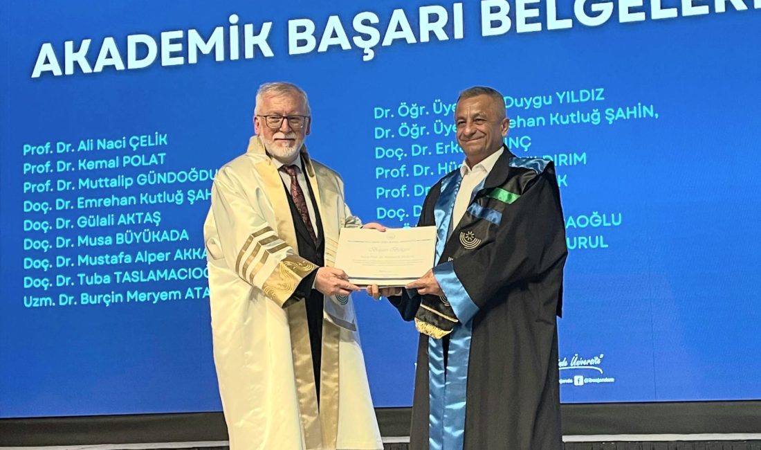 Başarılı Prof. Bolu’da ödül