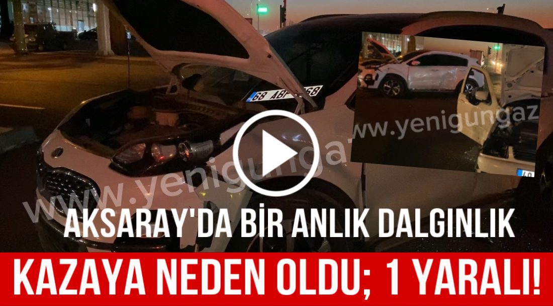 Aksaray’da meydana gelen trafik