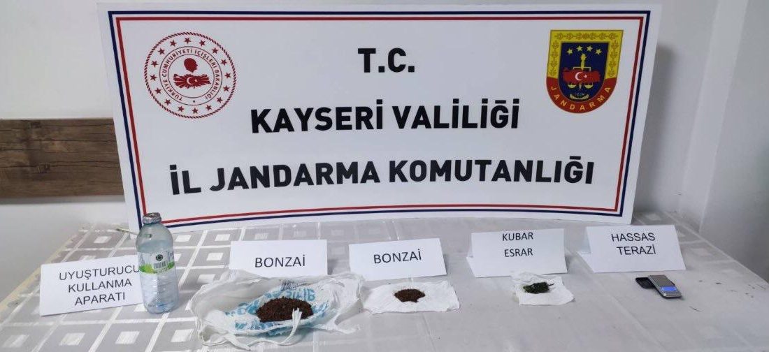 Kayseri’de jandarma ekiplerinin düzenlediği