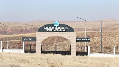 Aksaray Belediye Başkanı Evren Dinçer, şehirdeki Yeni Şehir Kabristanlığının tamamlandığını