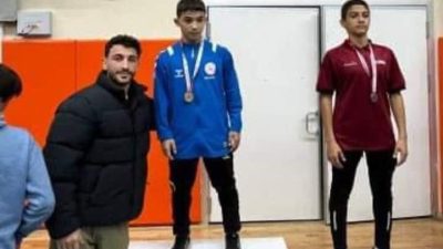 Aksaray’ın Ortaköy ilçesine bağlı Çiftevi köyünden genç güreşçi Musa Şahin,