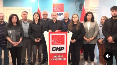 CHP Antalya Milletvekili Aykut Kaya ve Parti Meclisi Üyesi Ali