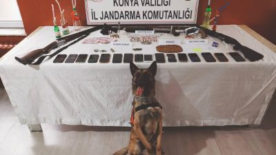 Konya'nın Çumra ilçesinde uyuşturucu operasyonunda gözaltına alınan 17 şüpheliden 4'ü