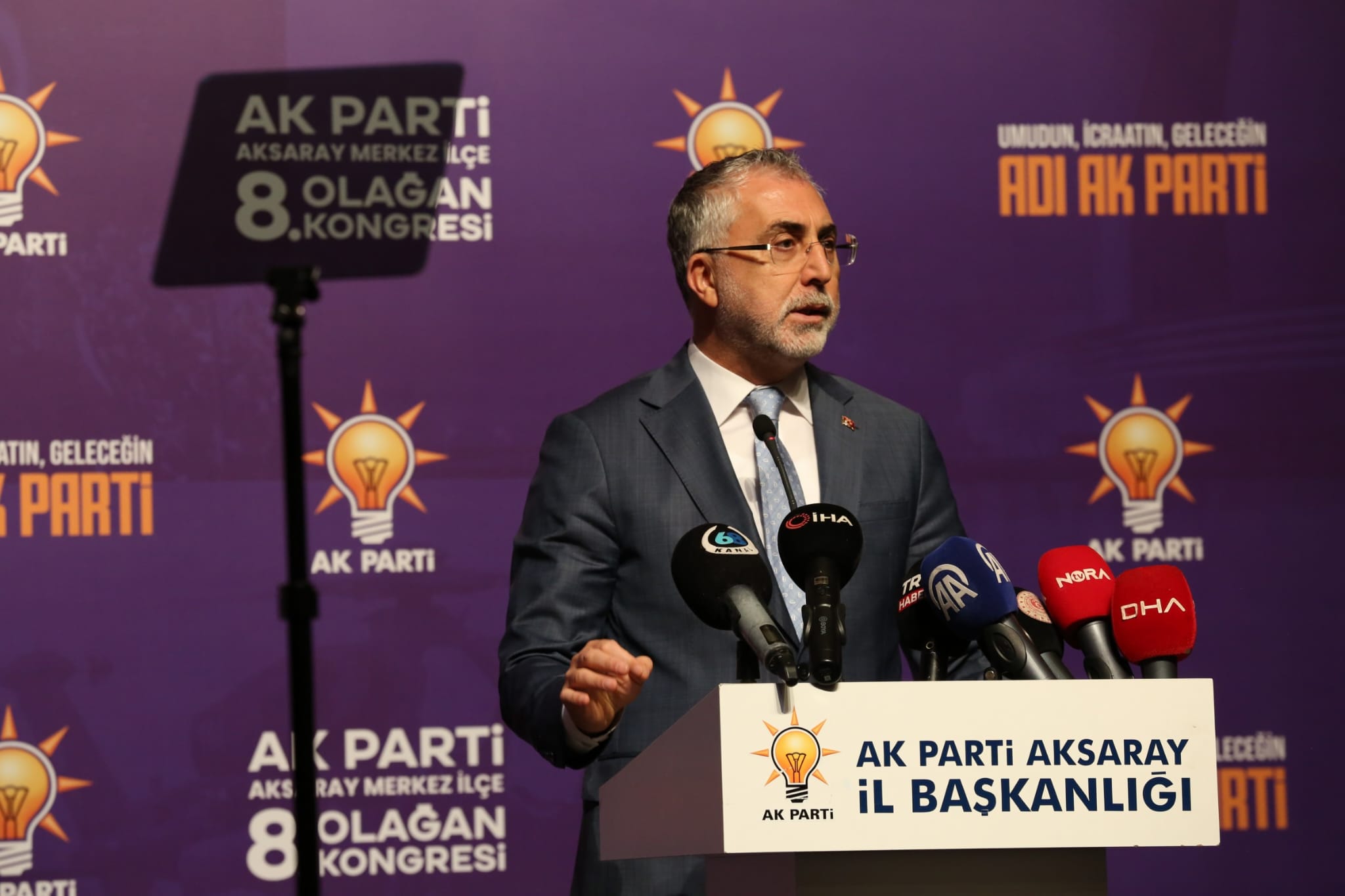 Bakan Işıkhan Aksaray’da AK Parti Merkez İlçe Kongresi’nde gündem yaratacak açıklamalarda bulundu!